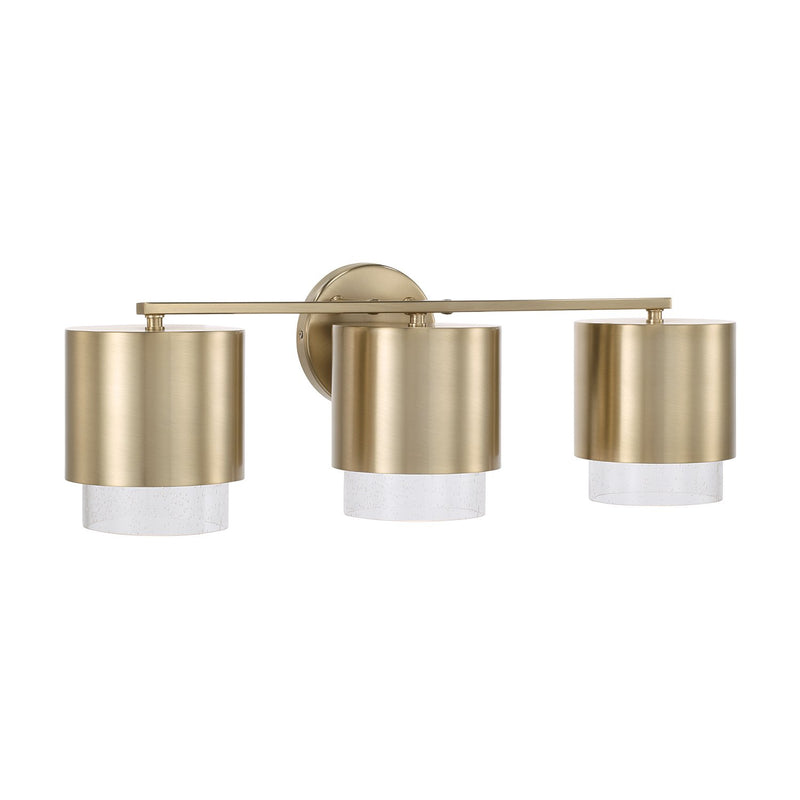Weller 3-Light Bath Vanity Light in Matte Brass
