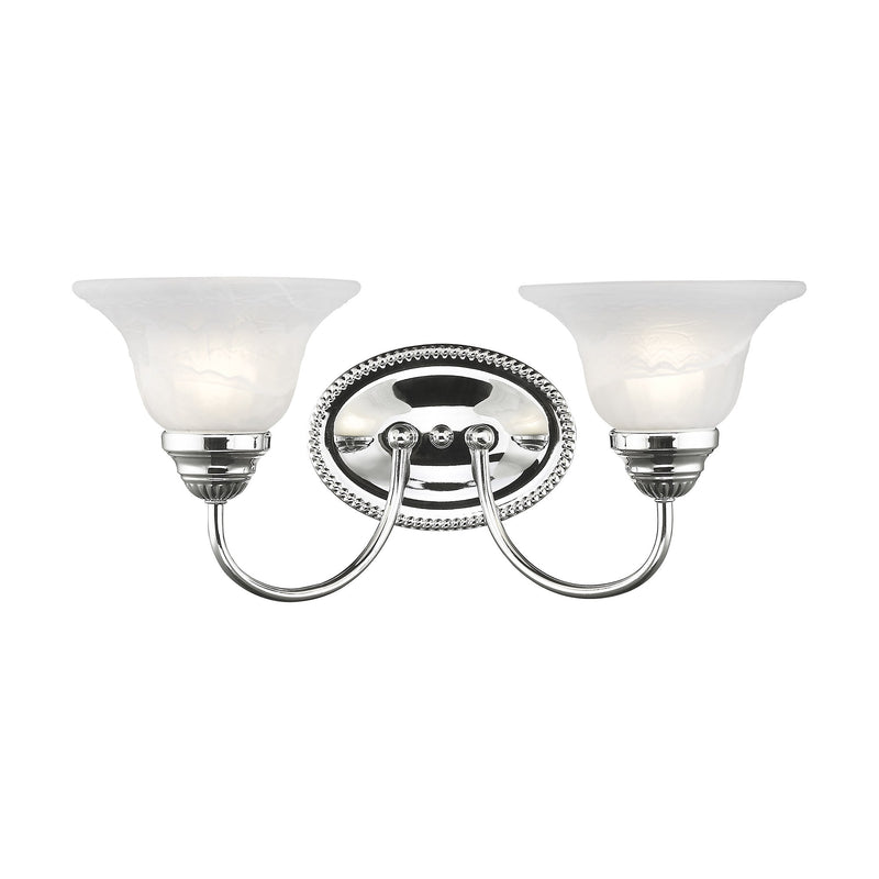 Edgemont 2-Light Bath Vanity Light in Polished Chrome