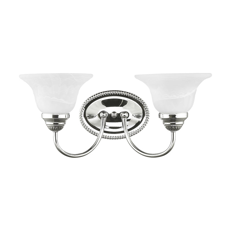 Edgemont 2-Light Bath Vanity Light in Polished Chrome