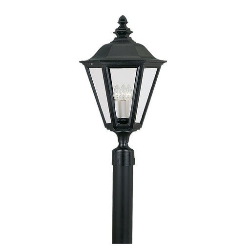 Brentwood 3-Light Outdoor Post Light in Black