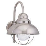 Sebring 16" Outdoor Wall Lantern in Brushed Stainless