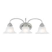 Edgemont 3-Light Bath Vanity Light in Polished Chrome