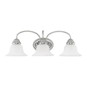 Edgemont 3-Light Bath Vanity Light in Polished Chrome