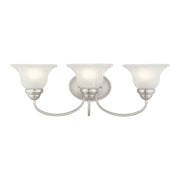 Edgemont 3-Light Bath Vanity Light in Brushed Nickel