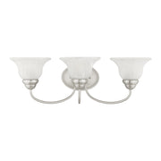 Edgemont 3-Light Bath Vanity Light in Brushed Nickel