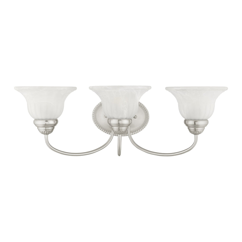 Edgemont 3-Light Bath Vanity Light in Brushed Nickel