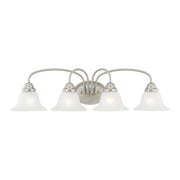Edgemont 4-Light Bath Vanity Light in Brushed Nickel