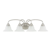 Edgemont 4-Light Bath Vanity Light in Brushed Nickel