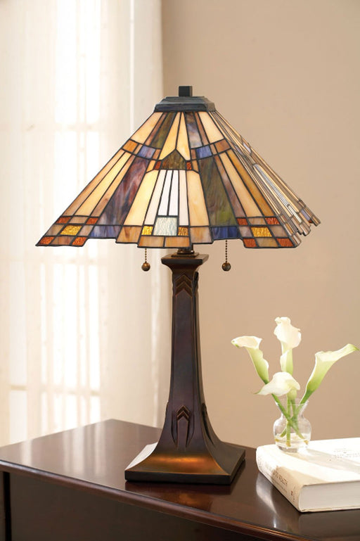 Inglenook 2-Light Table Lamp in Valiant Bronze
