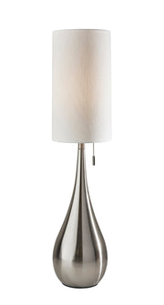 Christina Table Lamp in Brushed Steel
