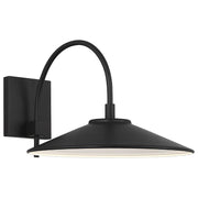 Camas 13" LED Outdoor Wall Sconce in Black