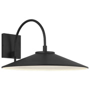 Camas 16.75" LED Outdoor Wall Sconce in Black