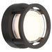 Spoke LED Outdoor Wall or Ceiling Mount in Black