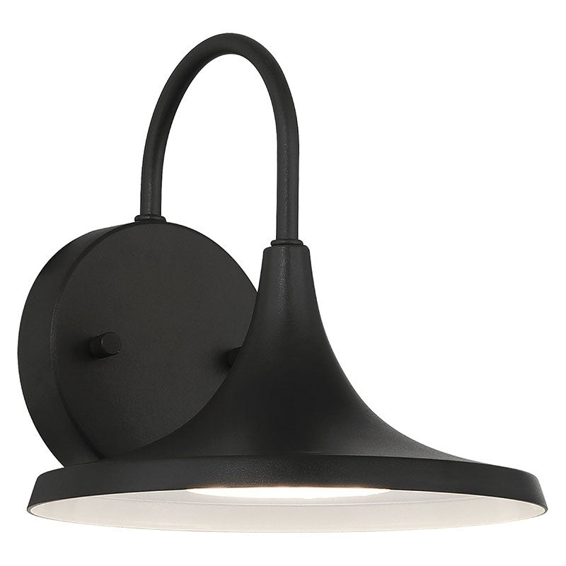 Pella LED Outdoor Wall Mount in Black