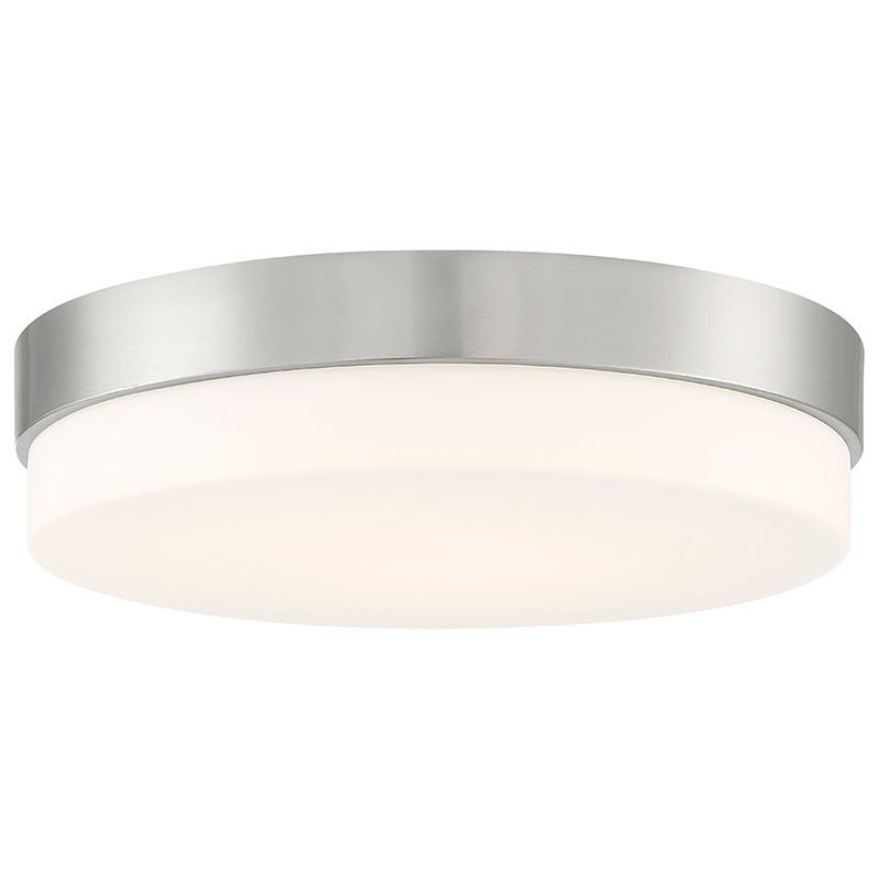 Roma 18" LED Flush Mount in Brushed Steel