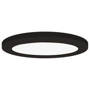 Slim 5" LED Flush Mount in Black