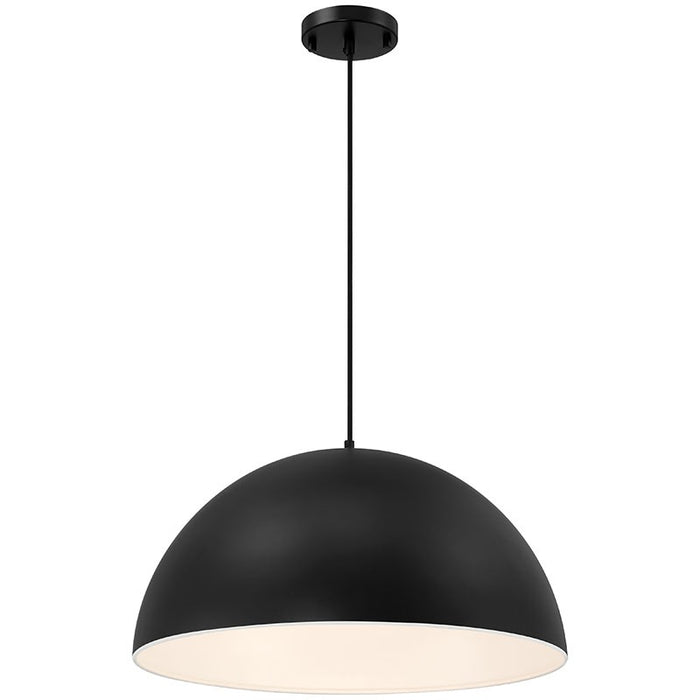 Huck One Light Pendant in Matte Black