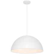 Huck Pendant in Matte White