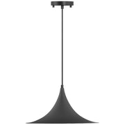 Costa Small LED Pendant in Matte Black