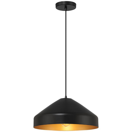 Prism One Light Pendant in Matte Black