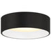 Cody Color Selectable LED Flush Mount in Matte Black