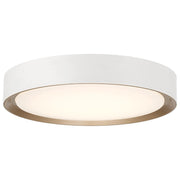 Malaga Color Selectable LED Flush Mount in Matte White