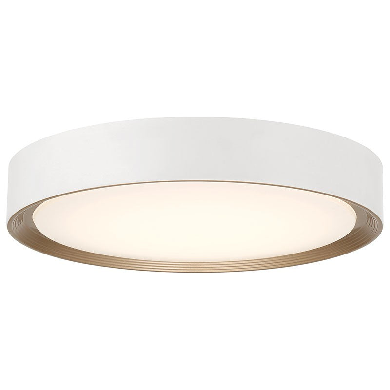 Malaga Color Selectable LED Flush Mount in Matte White - Lamps Expo