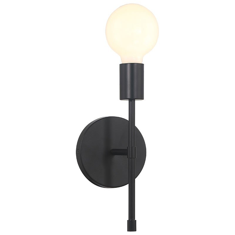 Iconic II G LED Bath Sconce in Matte Black