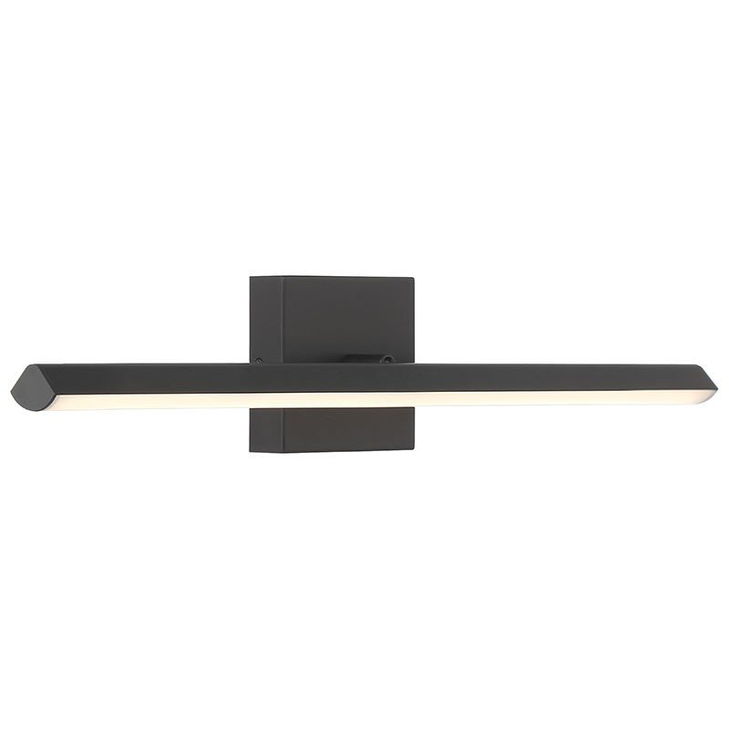 Float 18" LED Bath Vanity Light in Matte Black