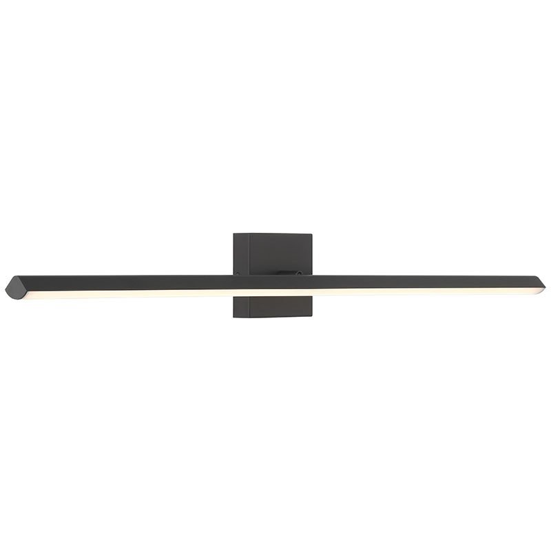Float 36" LED Bath Vanity Light in Matte Black