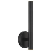 Pipeline 2-Light LED Wall Sconce in Matte Black