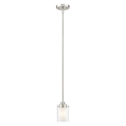 Manhattan Mini Pendant in Brushed Nickel