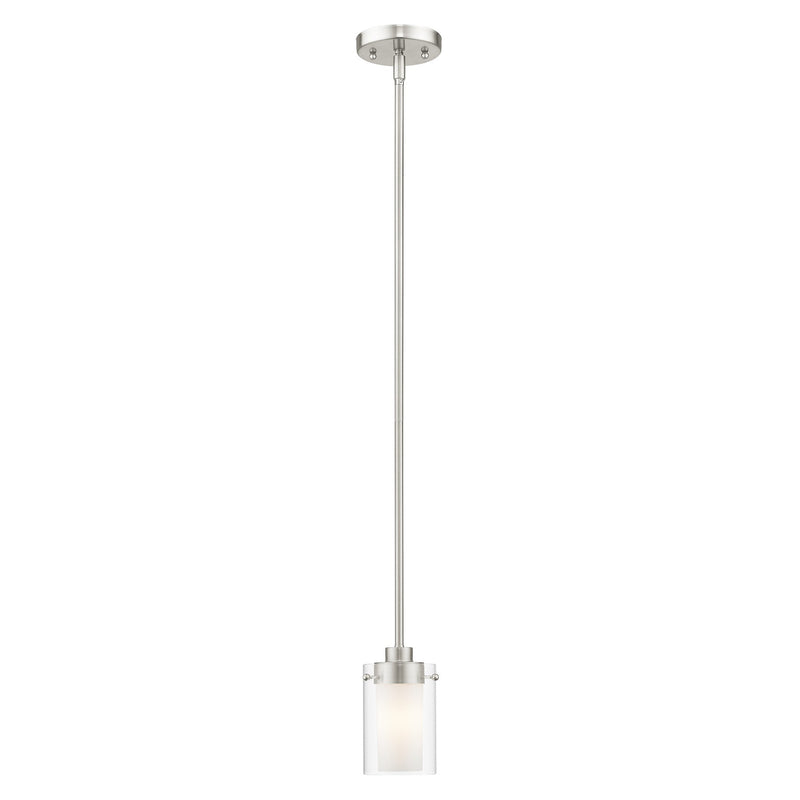 Manhattan Mini Pendant in Brushed Nickel
