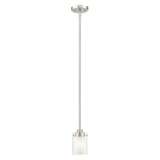 Manhattan Mini Pendant in Brushed Nickel