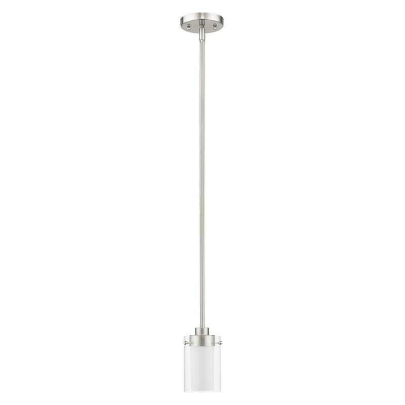 Manhattan Mini Pendant in Brushed Nickel