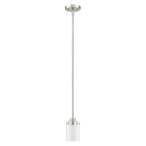 Manhattan Mini Pendant in Brushed Nickel