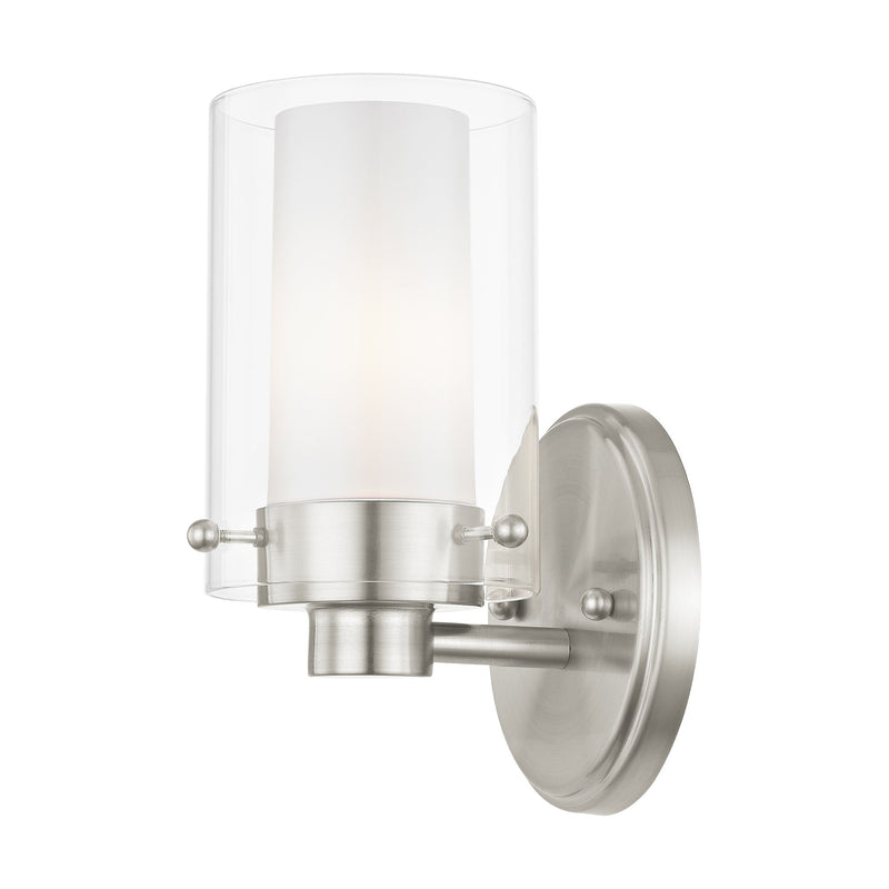 Manhattan Wall Sconce in Brushed Nickel