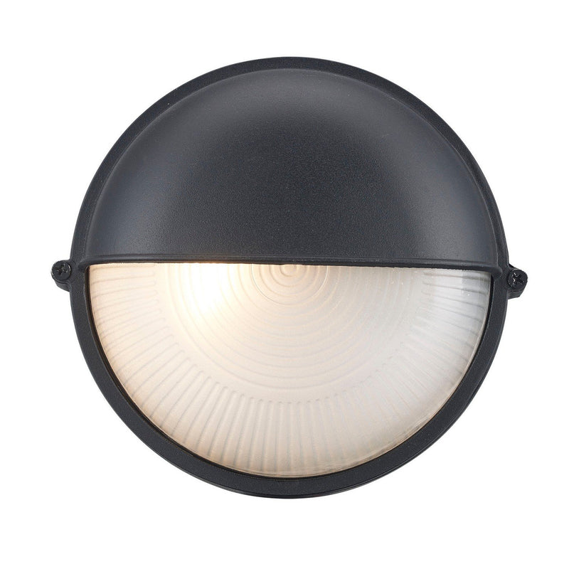 Mesa II 1-Light 8" Bulkhead Light in Black