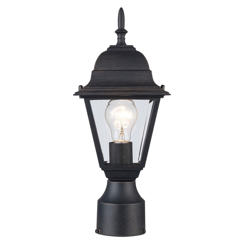 Argyle 14.13" Outdoor Post Lantern in Rust