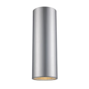 Cali 2-Light 15" Outdoor Wall Light in Silver