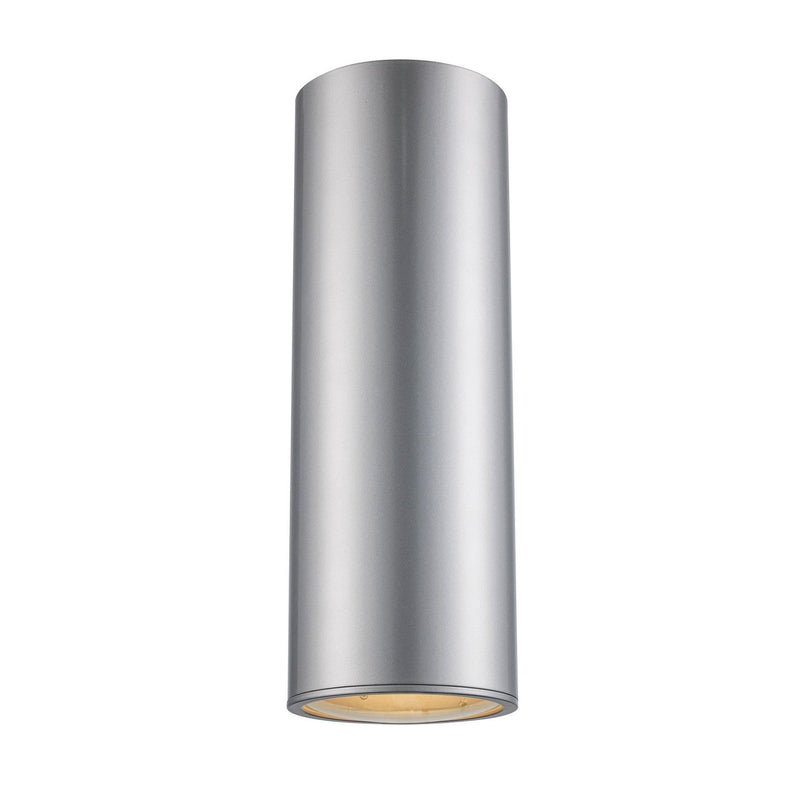 Cali 2-Light 15" Outdoor Wall Light in Silver
