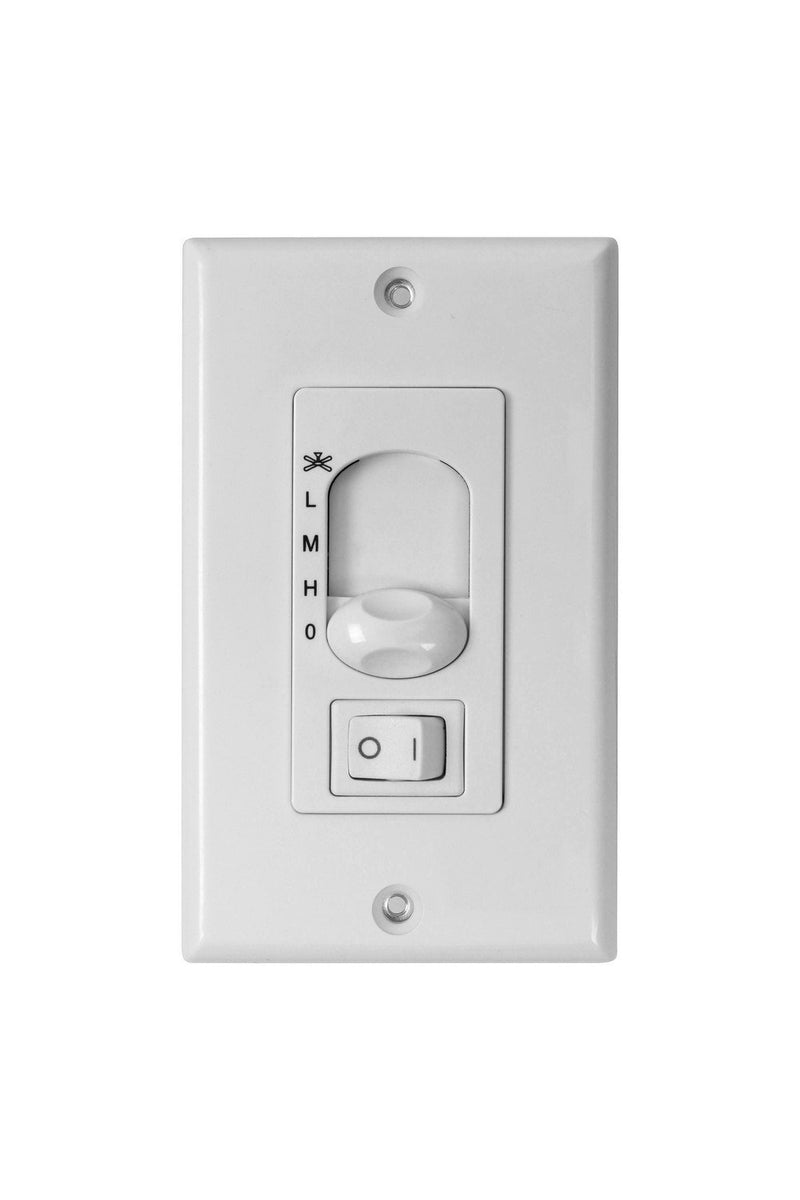 2.2" Deep Ceiling Fan Wall Control in White