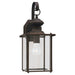 Jamestowne One Light Outdoor Wall Lantern in Antique Bronze