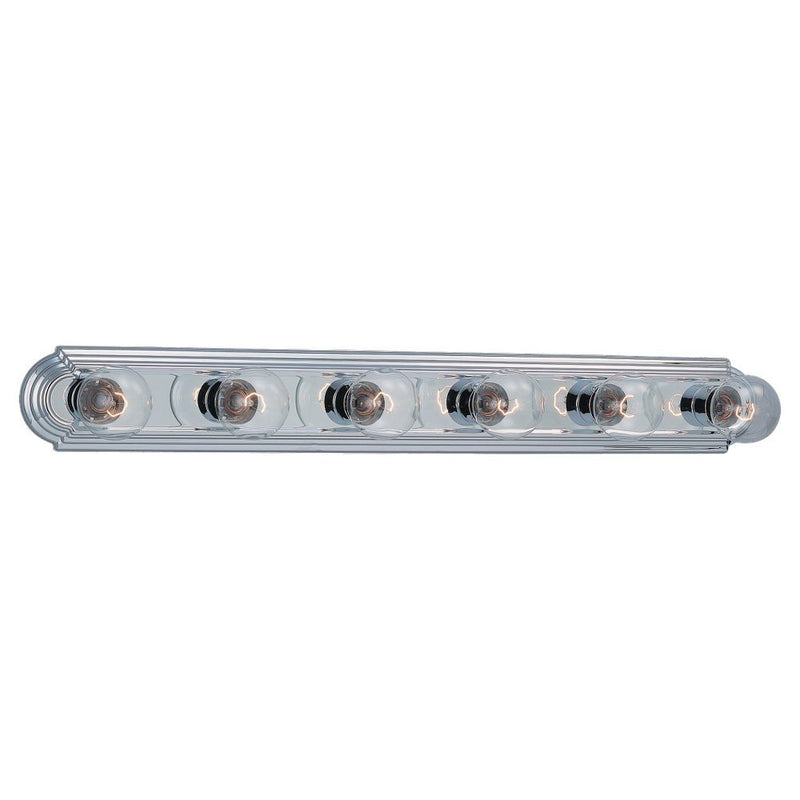 De-Lovely 6-Light Bath Vanity Light in Chrome