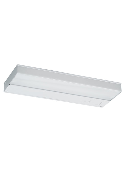 Self-Contained Fluorescent Lighting One Light Under Cabinet in White
