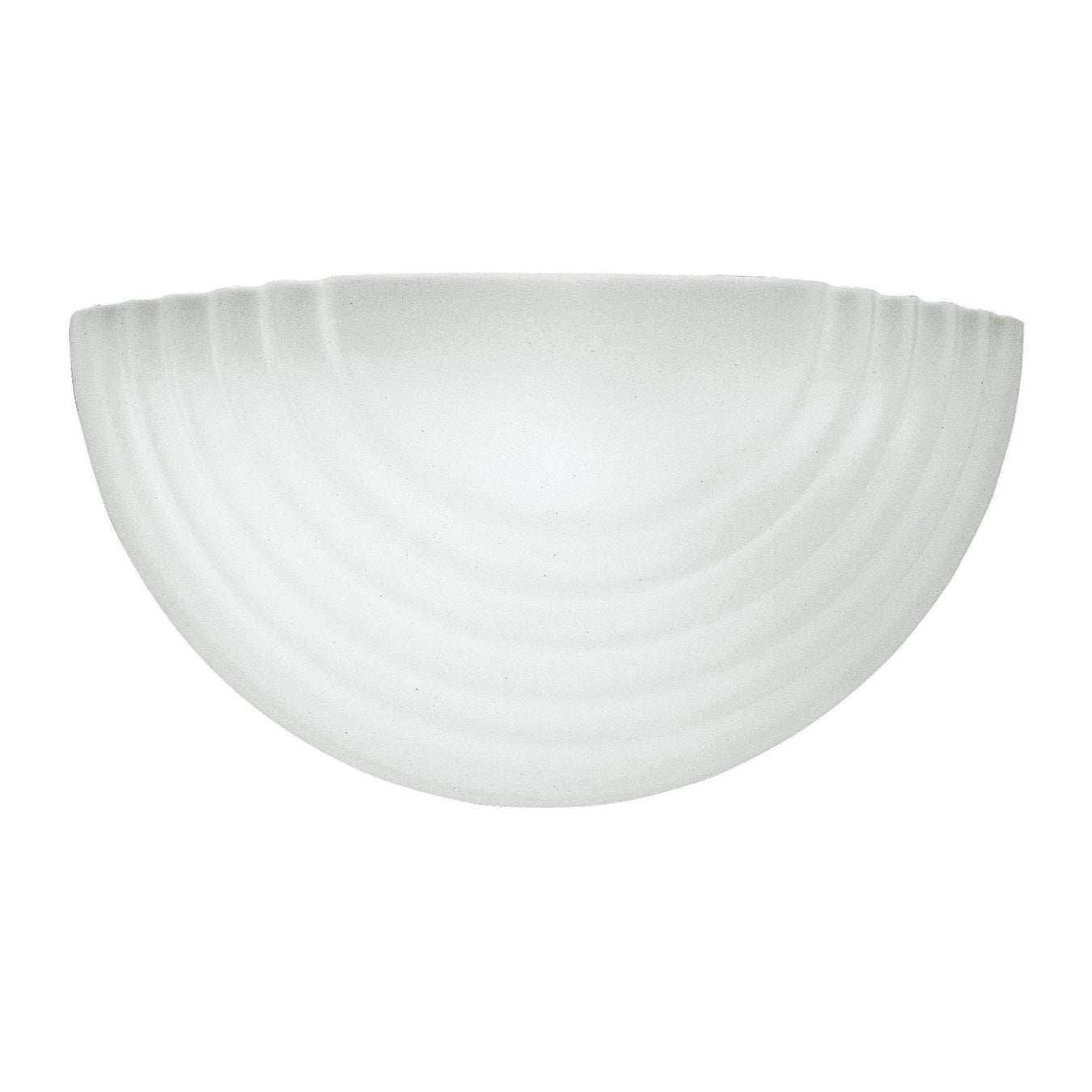 Stepped Glass Wall Sconce in White