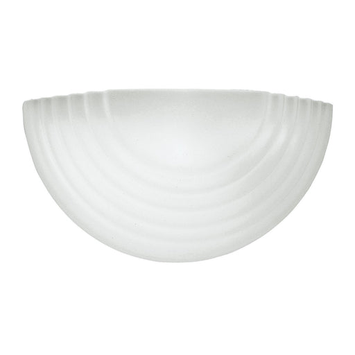 Stepped Glass Wall Sconce in White