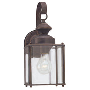 Jamestowne One Light Outdoor Wall Lantern in Antique Bronze