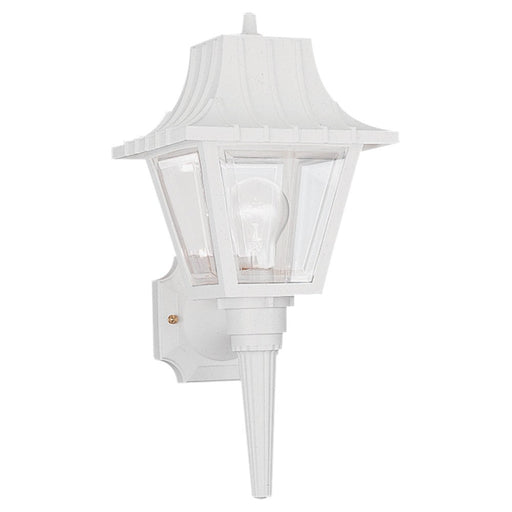 Polycarbonate Outdoor One Light Outdoor Wall Lantern in White