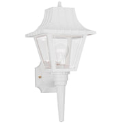Polycarbonate Outdoor 17.5" Outdoor Wall Lantern in White